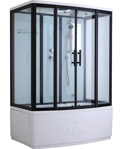 Душевая кабина Timo Standart Т-6650 Black 150x88x220, турецкая баня хамам Душевая кабина Timo Standart Т-6650 Black 150x88x220, турецкая баня хамам