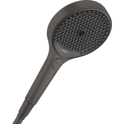 Душевая лейка Hansgrohe Rainfinity 130 3jet 26864340, шлифованный черный хром Душевая лейка Hansgrohe Rainfinity 130 3jet 26864340, шлифованный черный хром