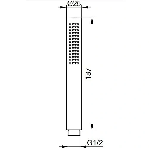 Душевая лейка Keuco IXMO 56080370100 Душевая лейка Keuco IXMO 56080370100