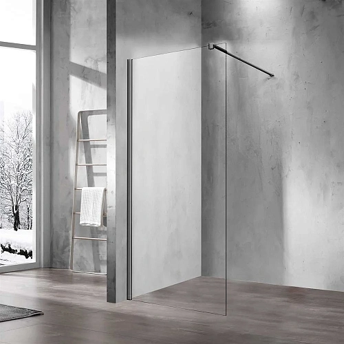 Душевая перегородка Vincea Walk-In VSW-1H110CLGM, 1100*2000, вороненая сталь, стекло прозрачное Душевая перегородка Vincea Walk-In VSW-1H110CLGM, 1100*2000, вороненая сталь, стекло прозрачное