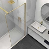 Душевая перегородка Vincea Walk-In VSW-1HS100CLG, 1000x2000, брашированное золото, стекло прозрачное Душевая перегородка Vincea Walk-In VSW-1HS100CLG, 1000x2000, брашированное золото, стекло прозрачное