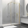 Душевая перегородка Vincea Walk-In VSW-1HS100CLG, 1000x2000, брашированное золото, стекло прозрачное