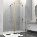 Душевая перегородка Vincea Walk-In VSW-1HS100CLG, 1000x2000, брашированное золото, стекло прозрачное Душевая перегородка Vincea Walk-In VSW-1HS100CLG, 1000x2000, брашированное золото, стекло прозрачное