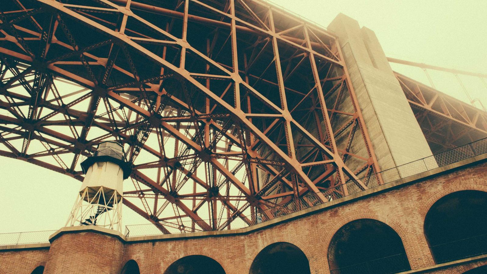 Inside the development.