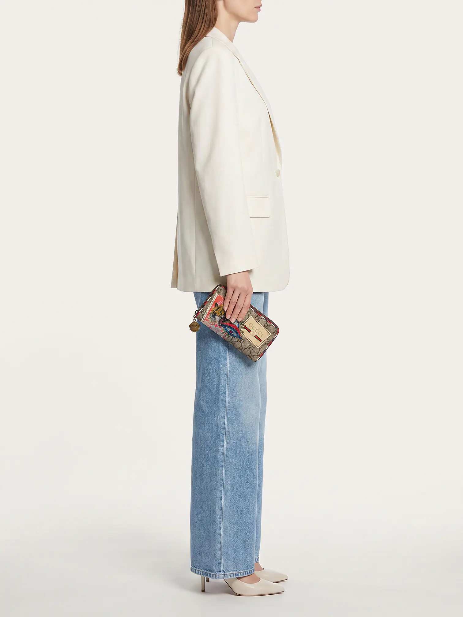 Gucci Courrier GG Supreme Zip Around Wallet - Master