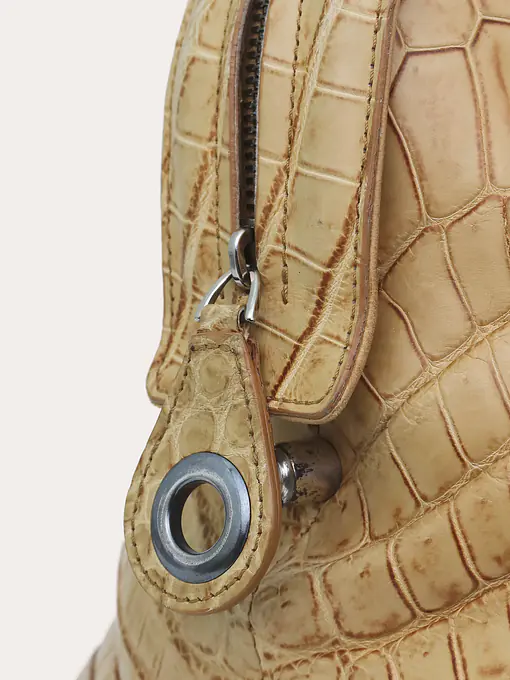 Soft Crocodile Bowler Bag - Master