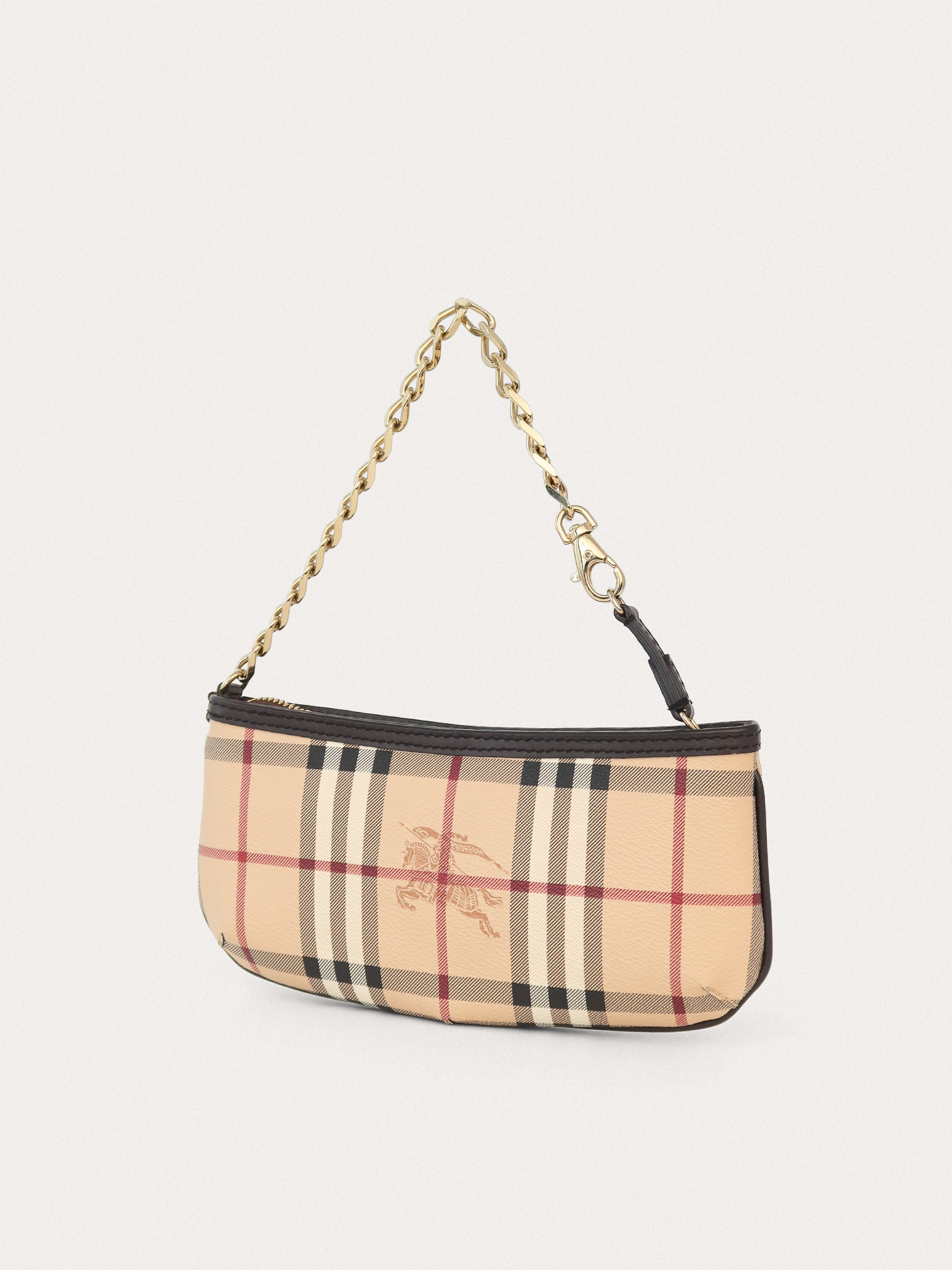 Burberry Haymarket Check Coated Anabel Whristlet Pochette - Master