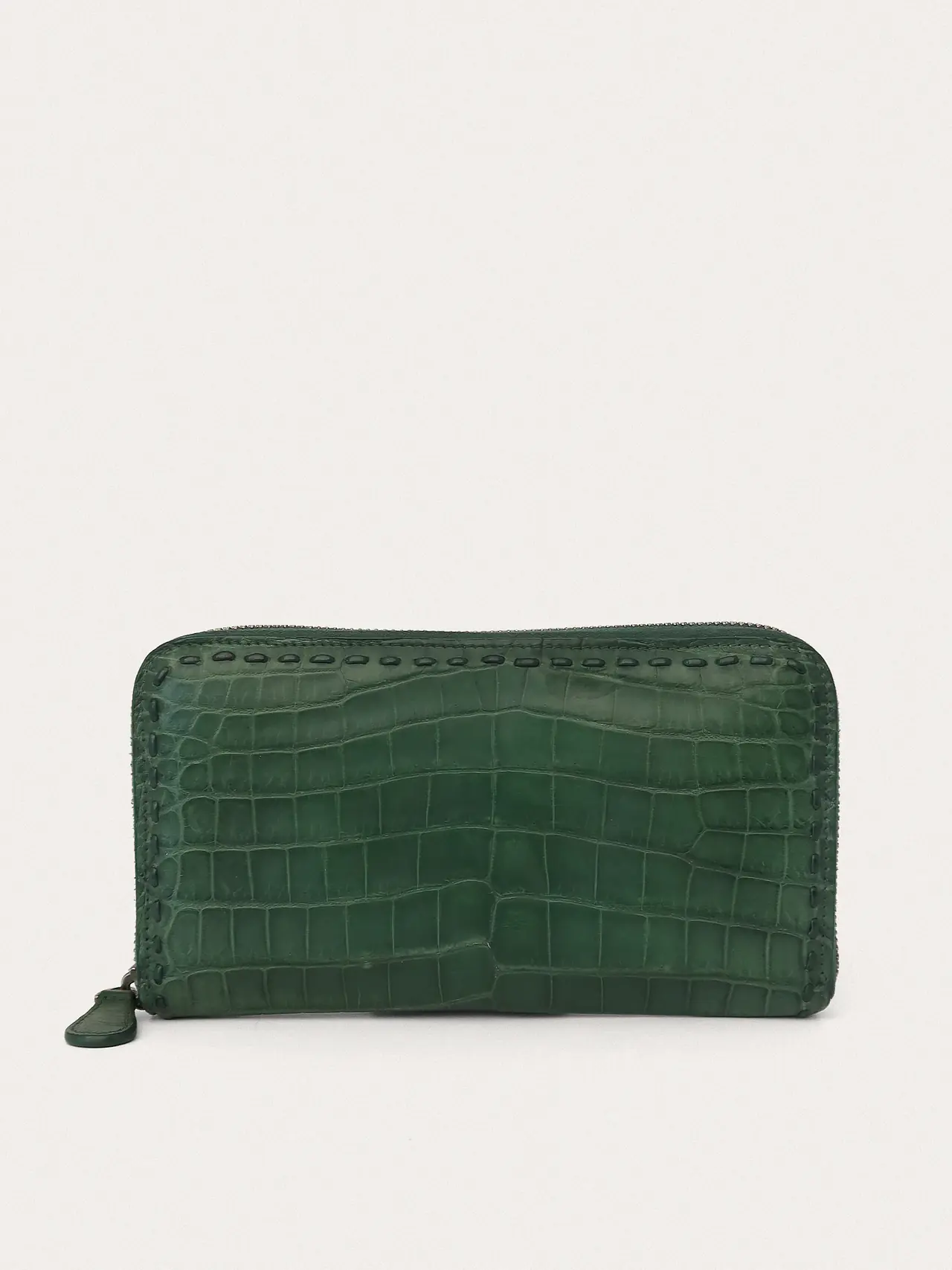 Bottega Veneta Crocodile Zip Wallet - Master