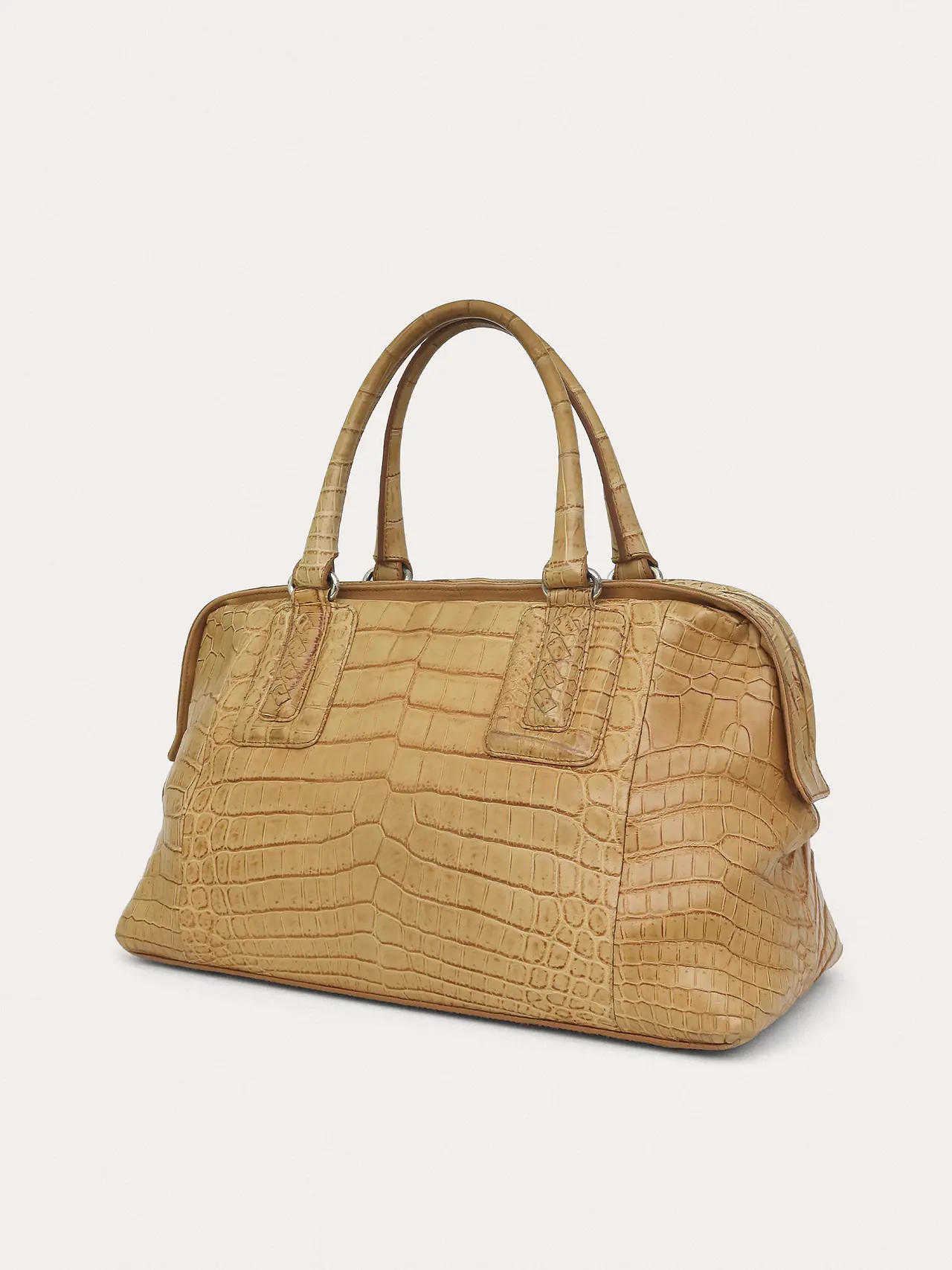 Soft Crocodile Bowler Bag - Master