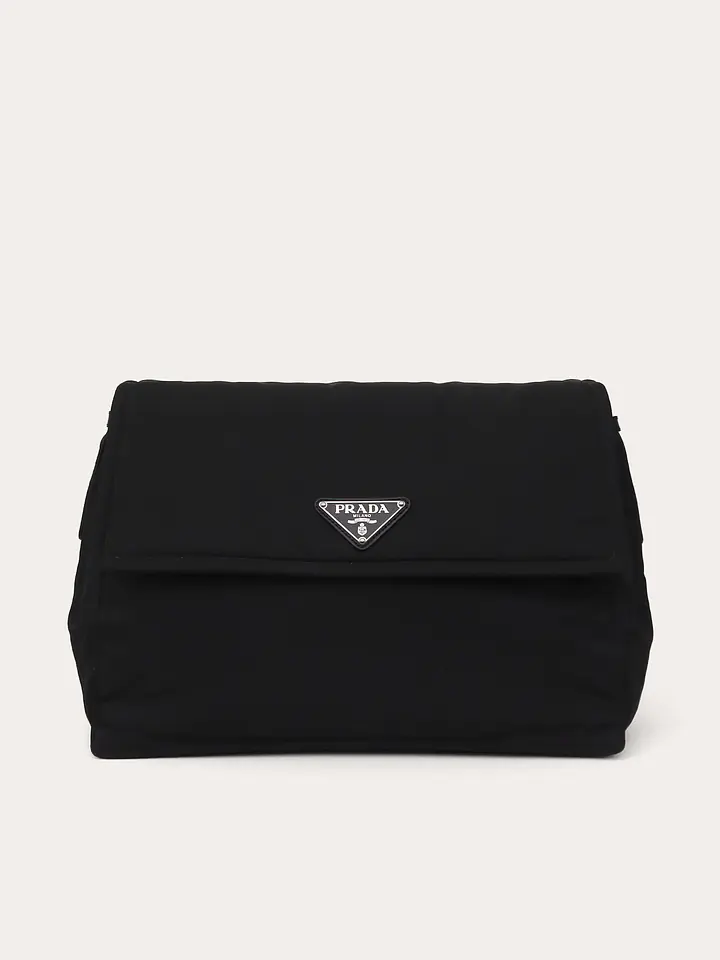 Prada Large Padded Re-Nylon Shoulder Travel Bag primary image