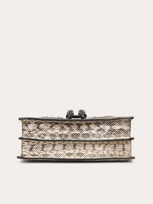 Dionysus GG Supreme Monogram Snakeskin Crystal Magnetismo Medium - Master