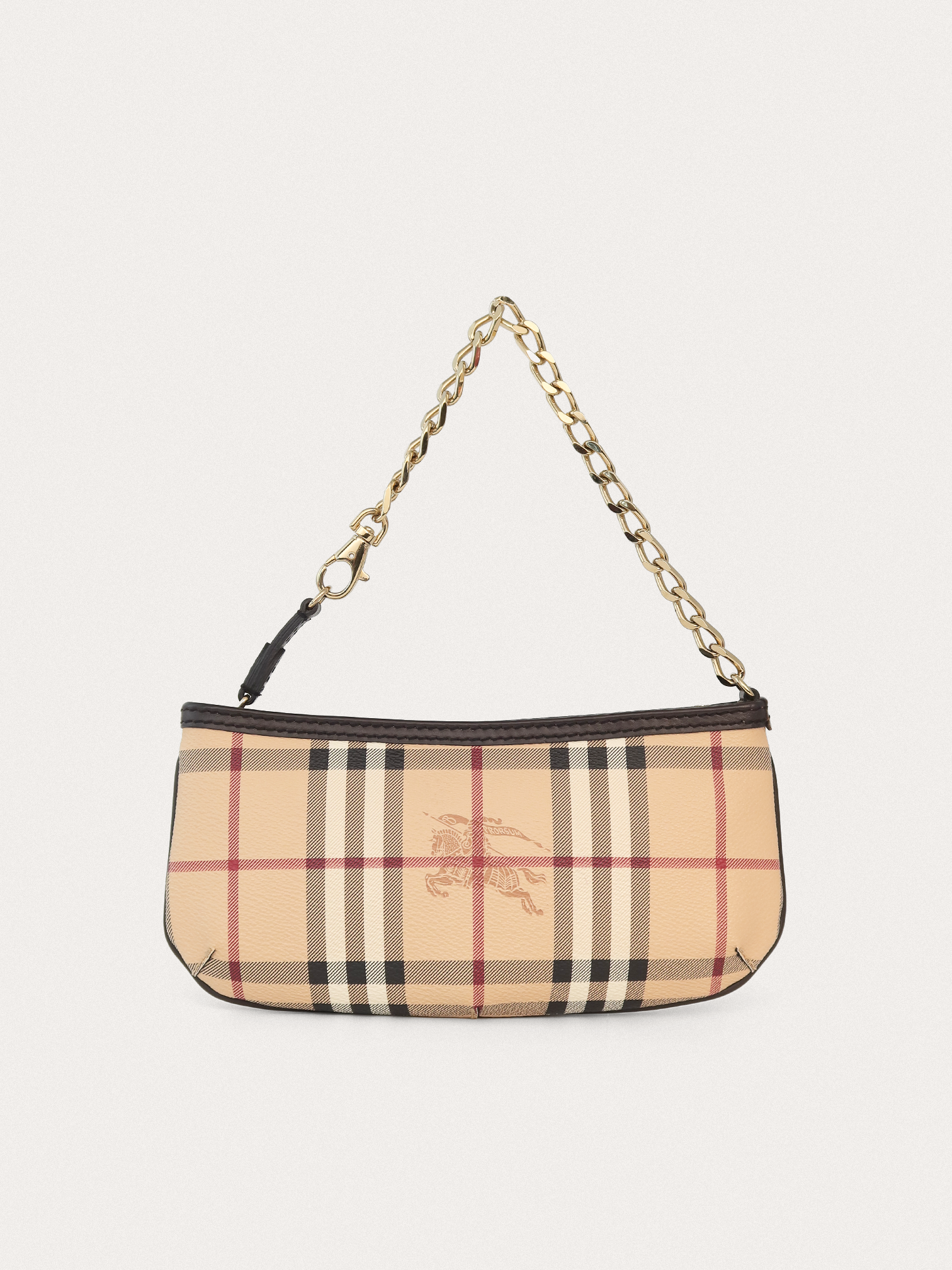 Burberry Haymarket Check Coated Anabel Whristlet Pochette - Master