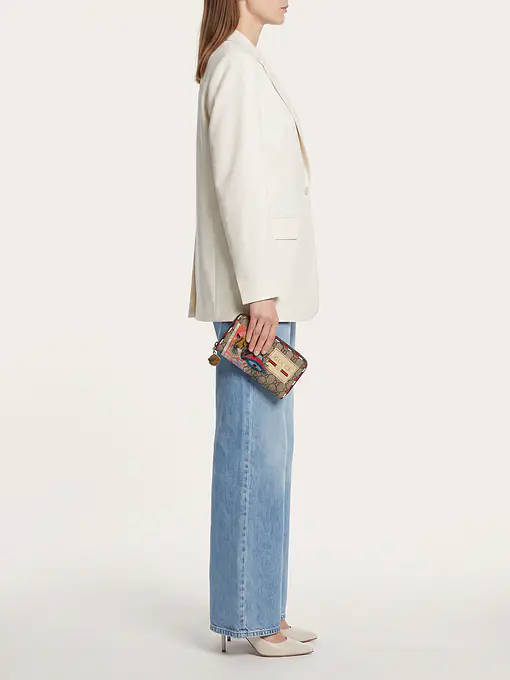 Gucci Courrier GG Supreme Zip Around Wallet - Master