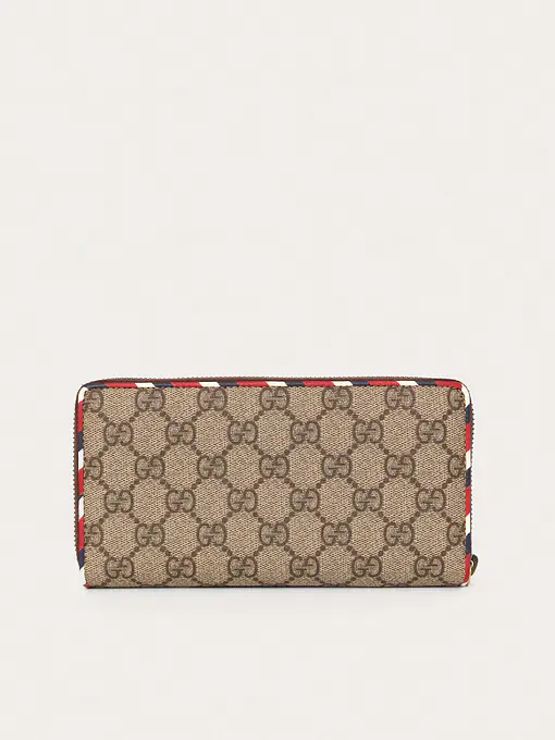 Gucci Courrier GG Supreme Zip Around Wallet - Master