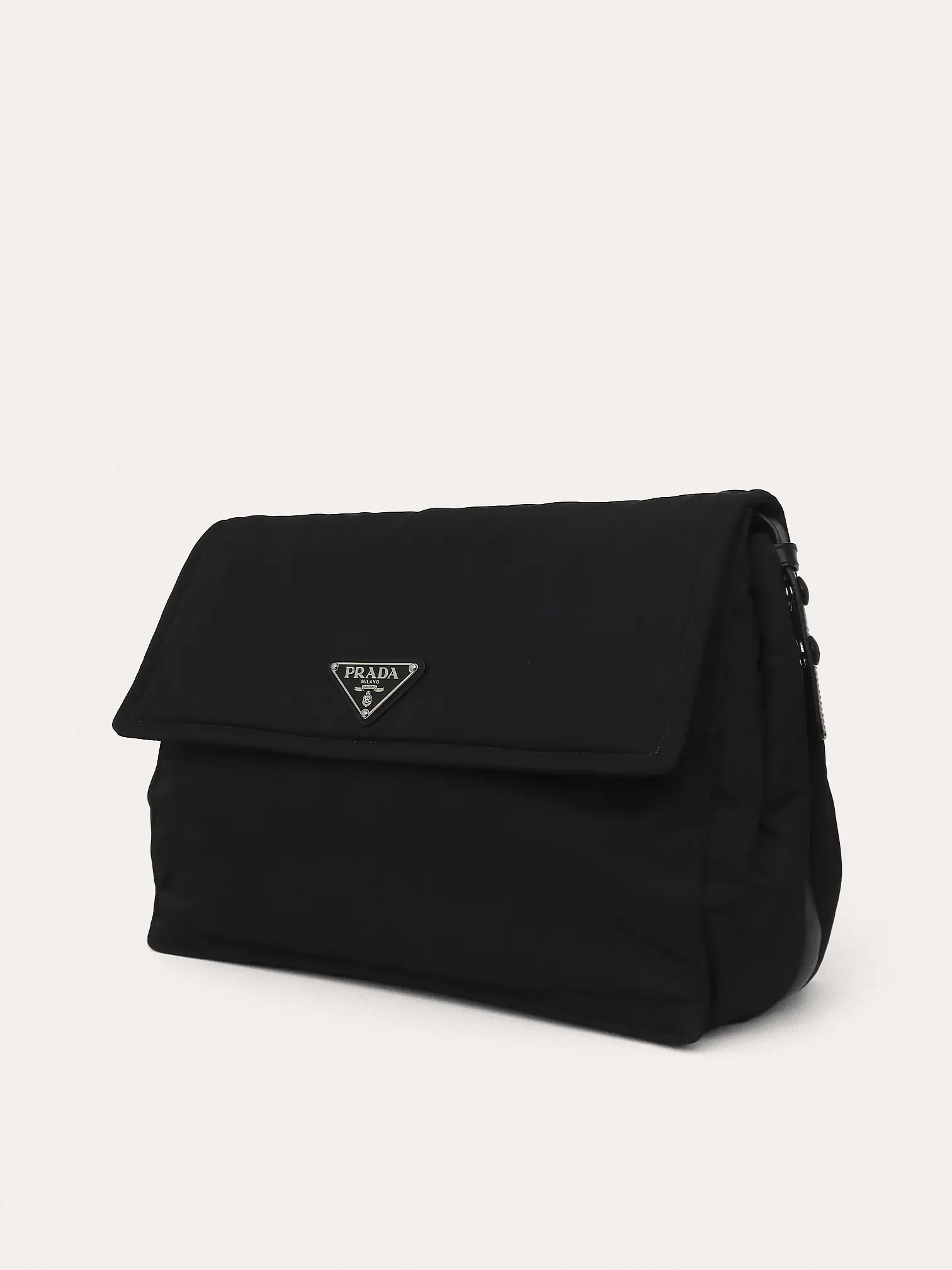 Large Padded Re-Nylon Shoulder Travel Bag - Master
