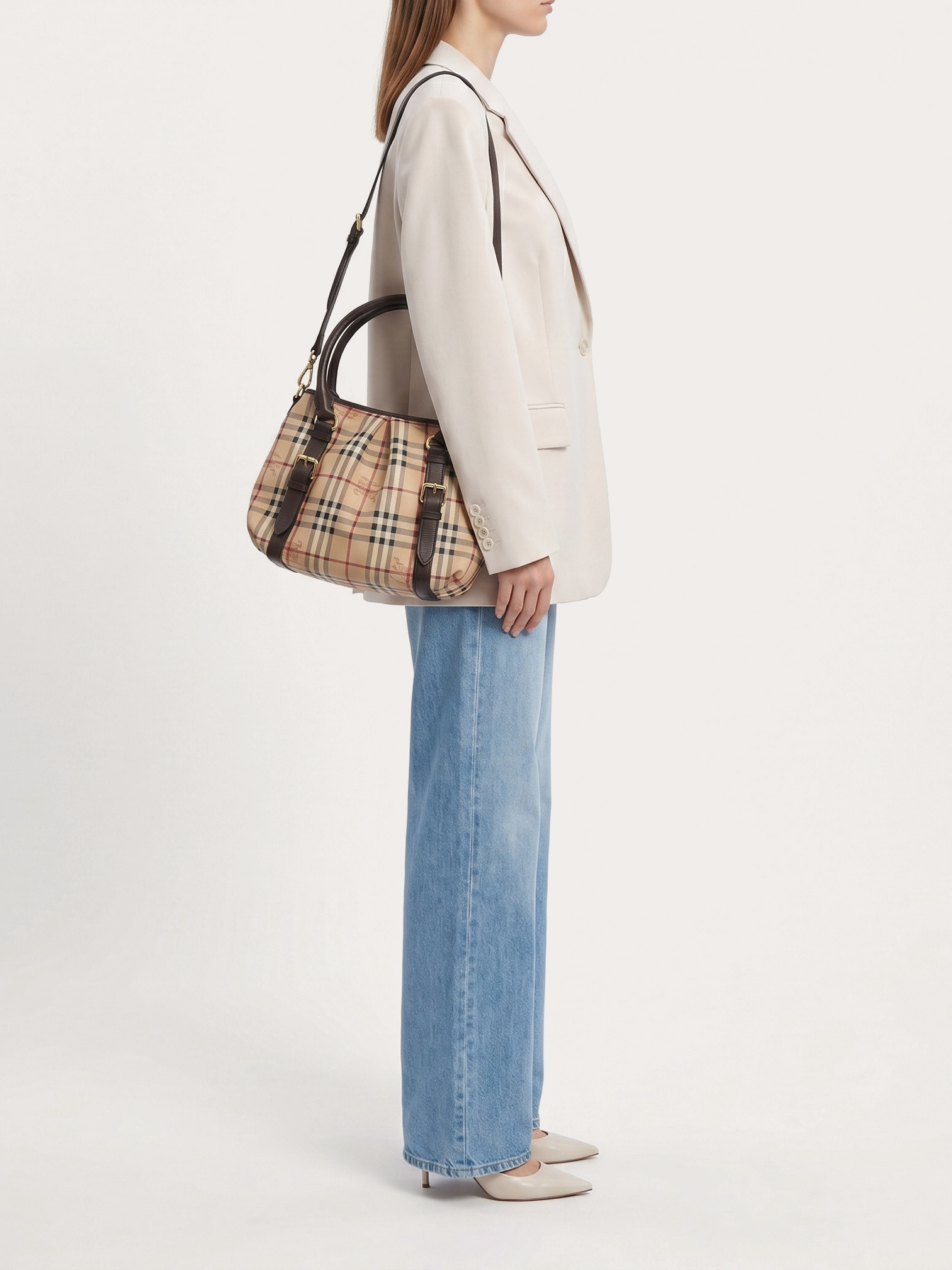 Burberry Haymarket Check Northfield Tote - Master