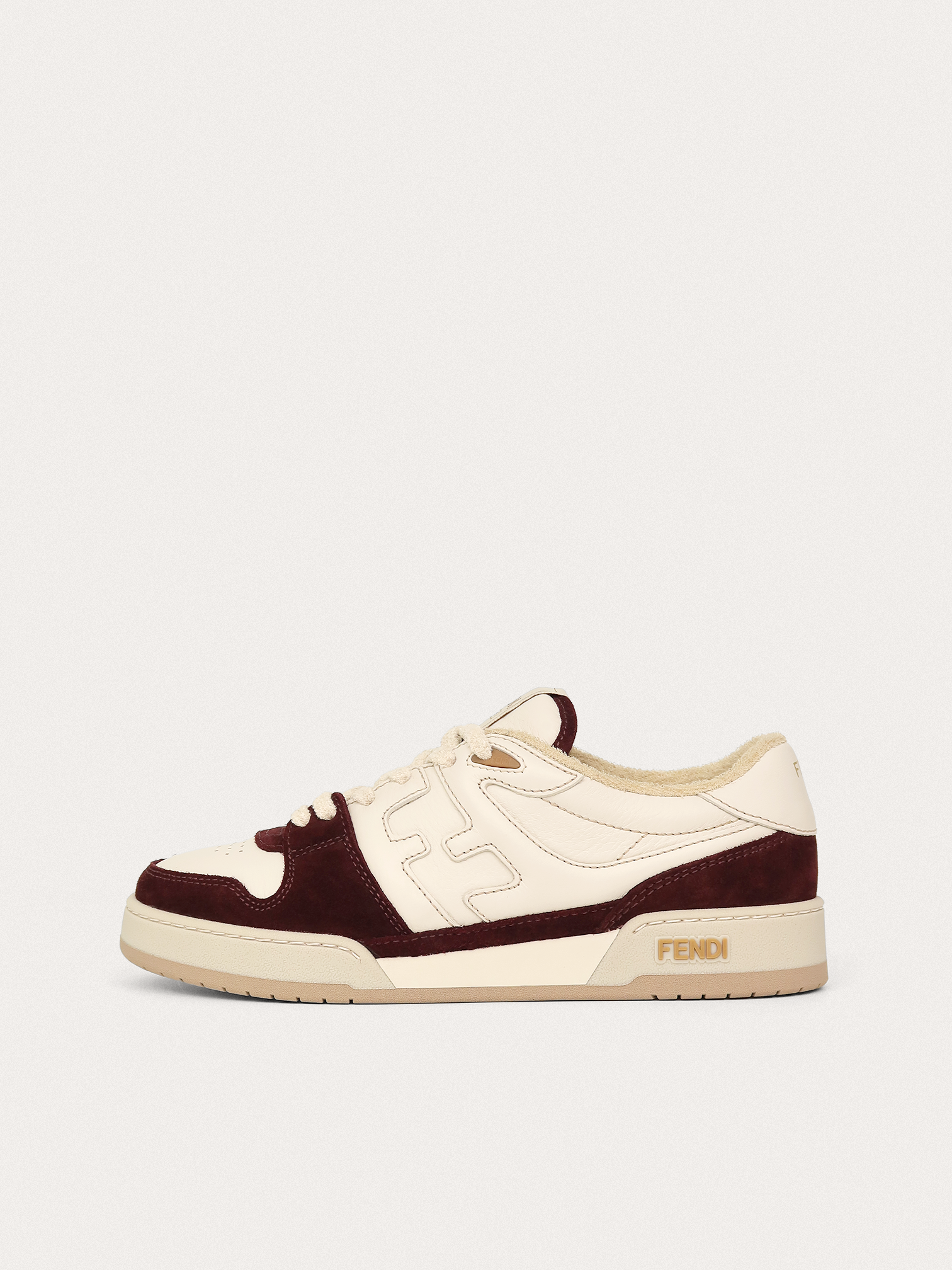 Fendi Match Trainers Suede Burgundy primary image