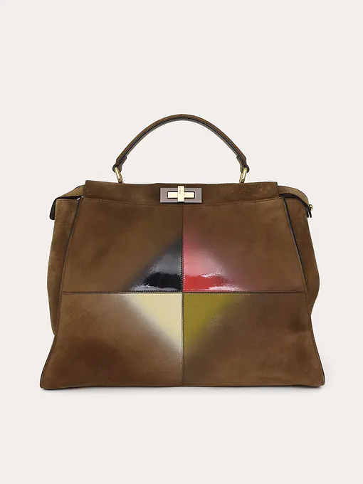 Peekaboo Tan&Multicolor bag - Master