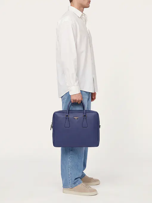 Prada Travel Leather Briefcase - Master