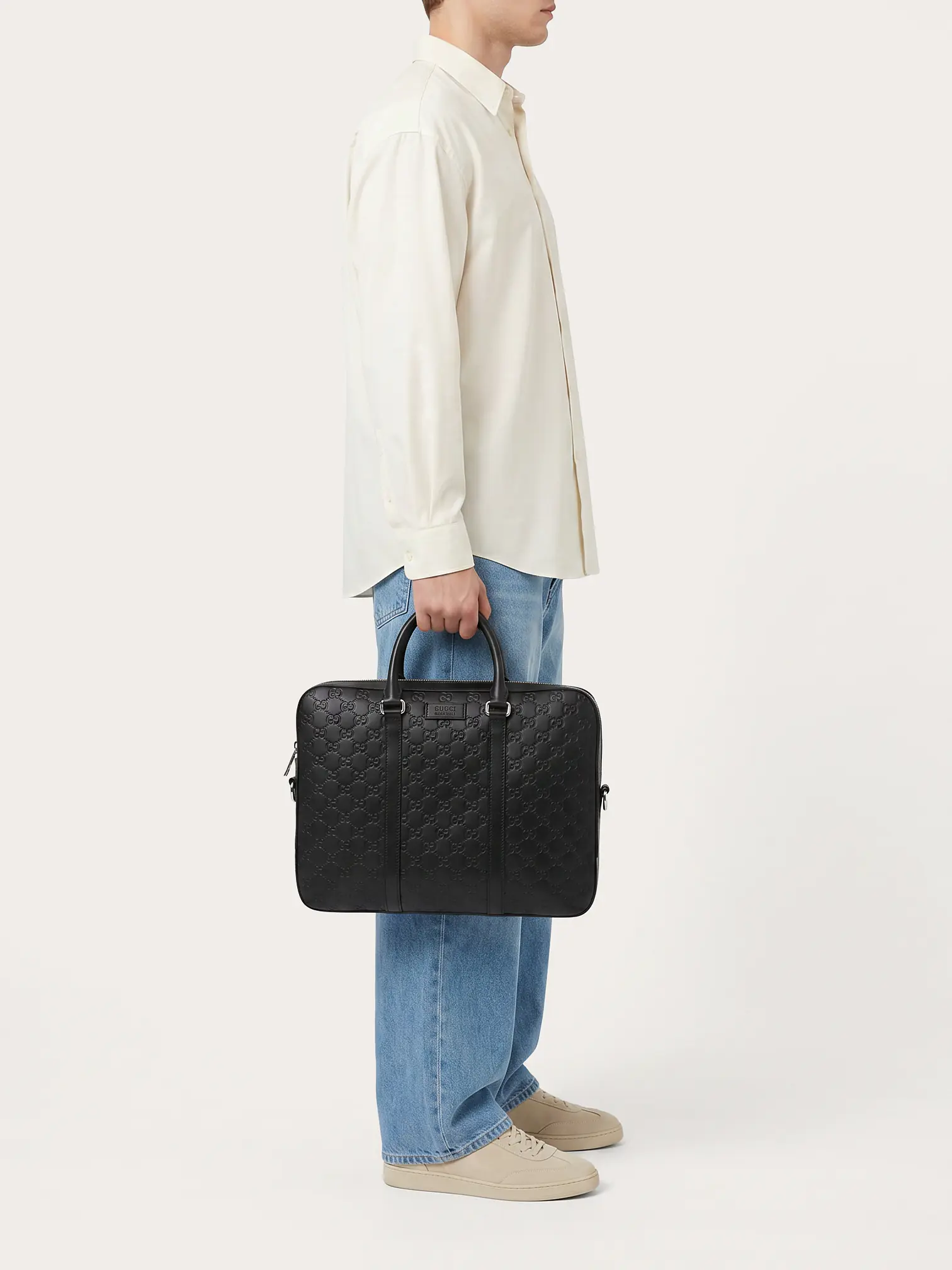 Gucci Signature Leather Briefcase - Master