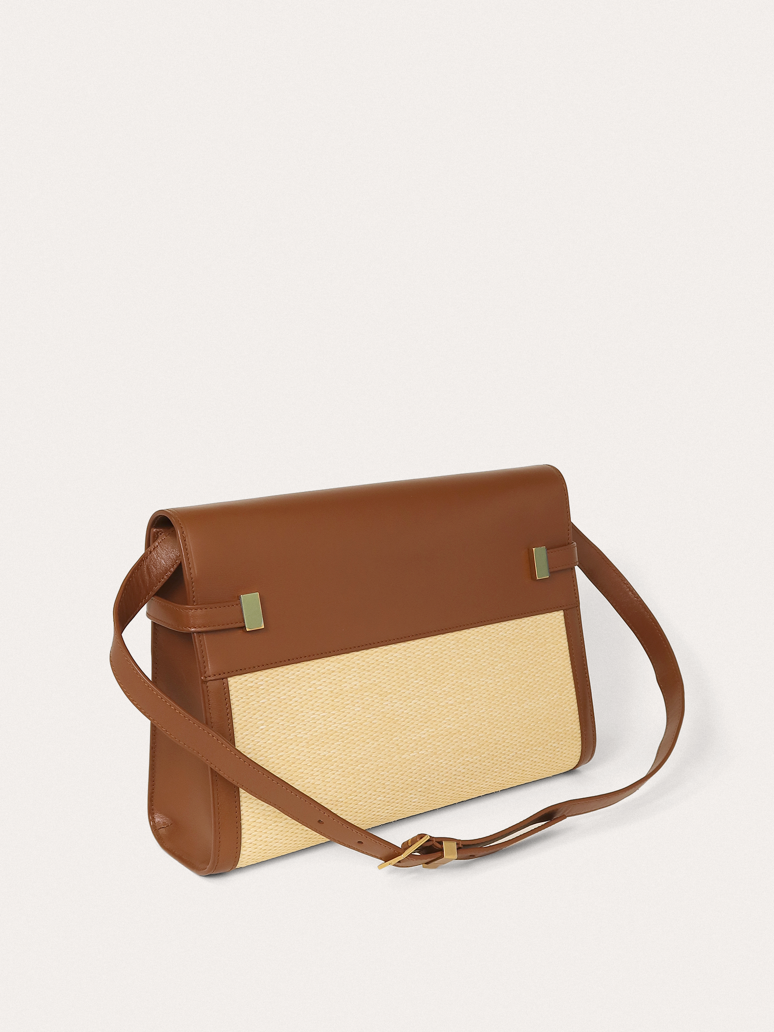 Saint Laurent Manhattan Canvas Calfskin Shoulder - Master