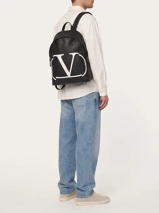 Valentino VLogo Signature Leather Backpack - Master