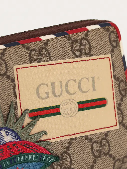 Gucci Courrier GG Supreme Zip Around Wallet - Master