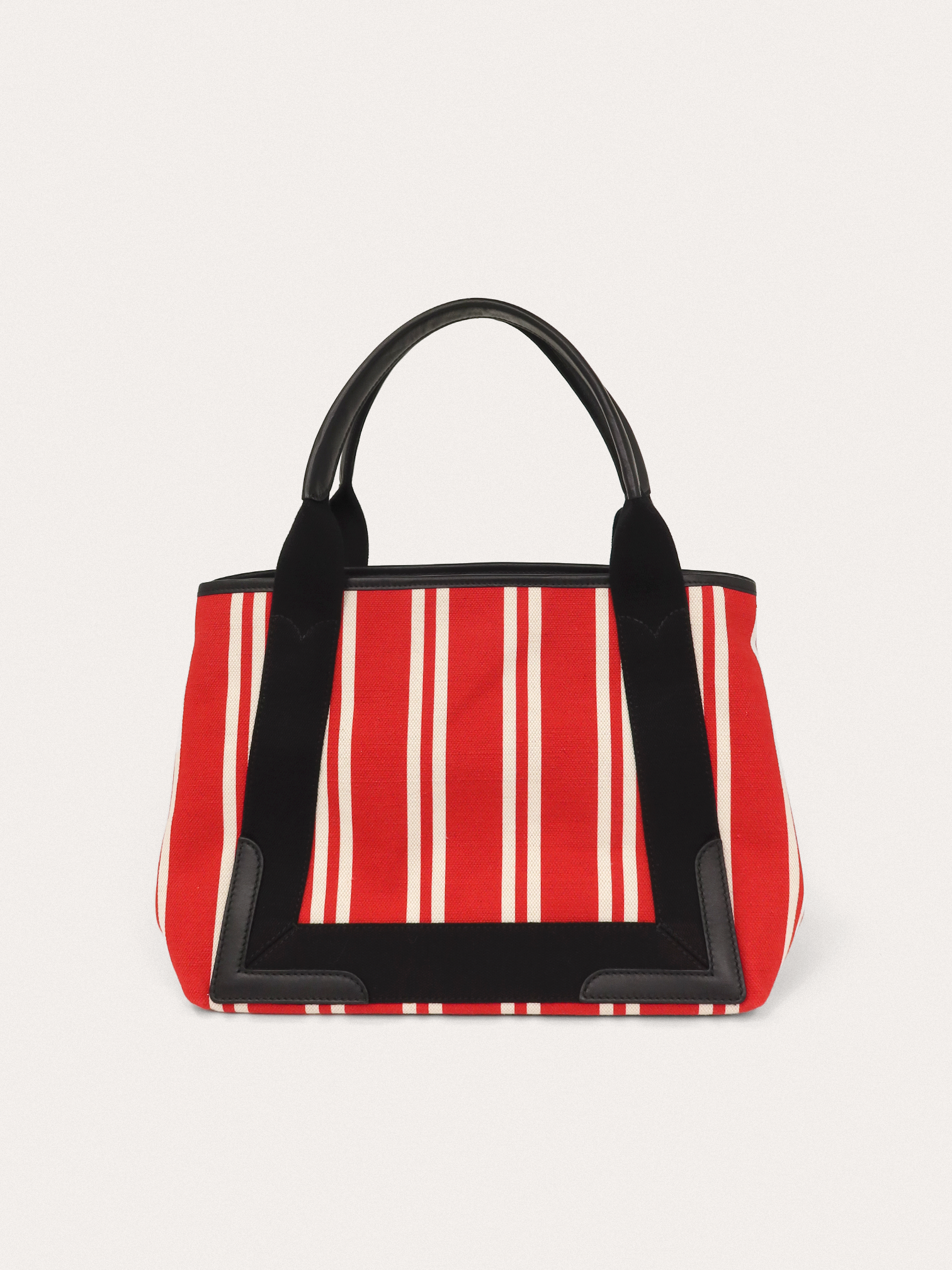 Balenciaga Striped Navy Cabas S Tote - Master
