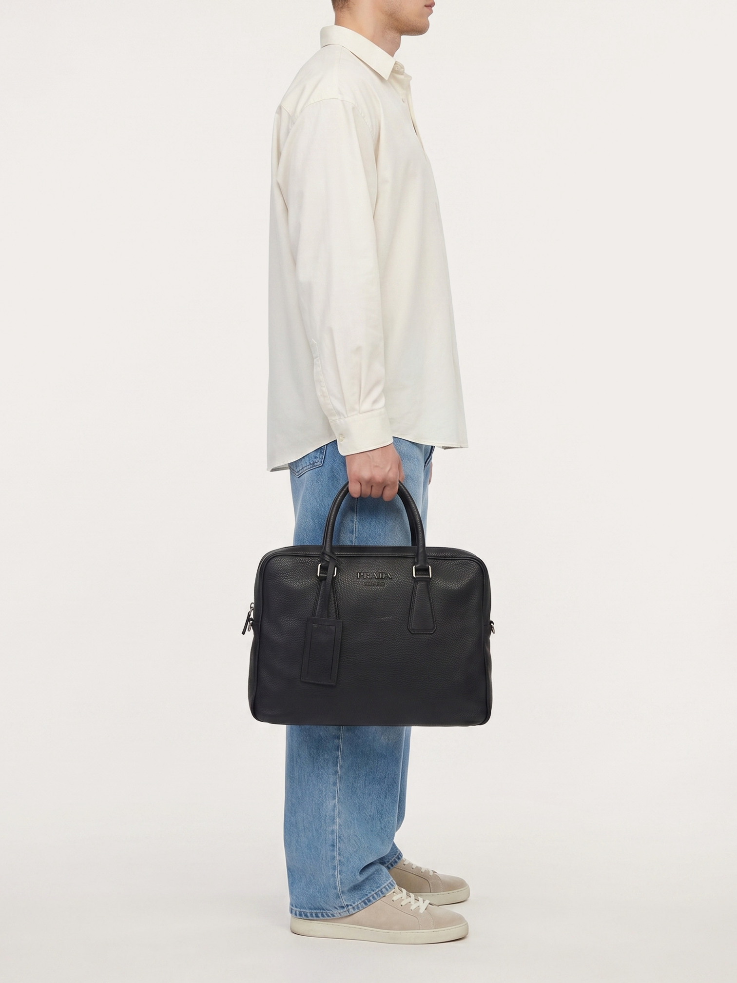 Prada Leather Briefcase - Master