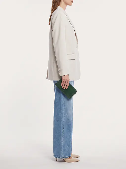 Bottega Veneta Crocodile Zip Wallet - Master