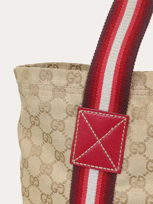 GG Canvas Sherry Line Tote Bag - Master