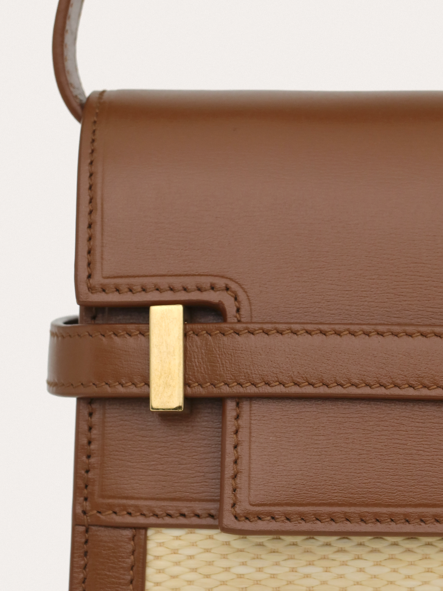 Saint Laurent Manhattan Canvas Calfskin Shoulder - Master