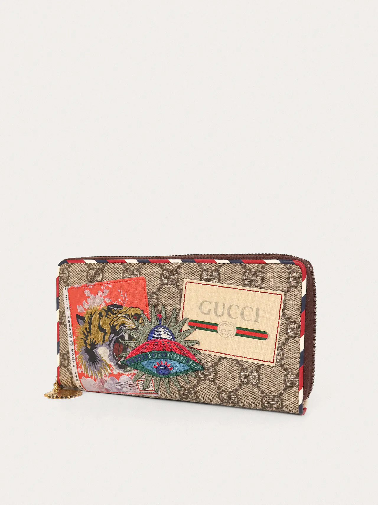 Gucci Courrier GG Supreme Zip Around Wallet - Master