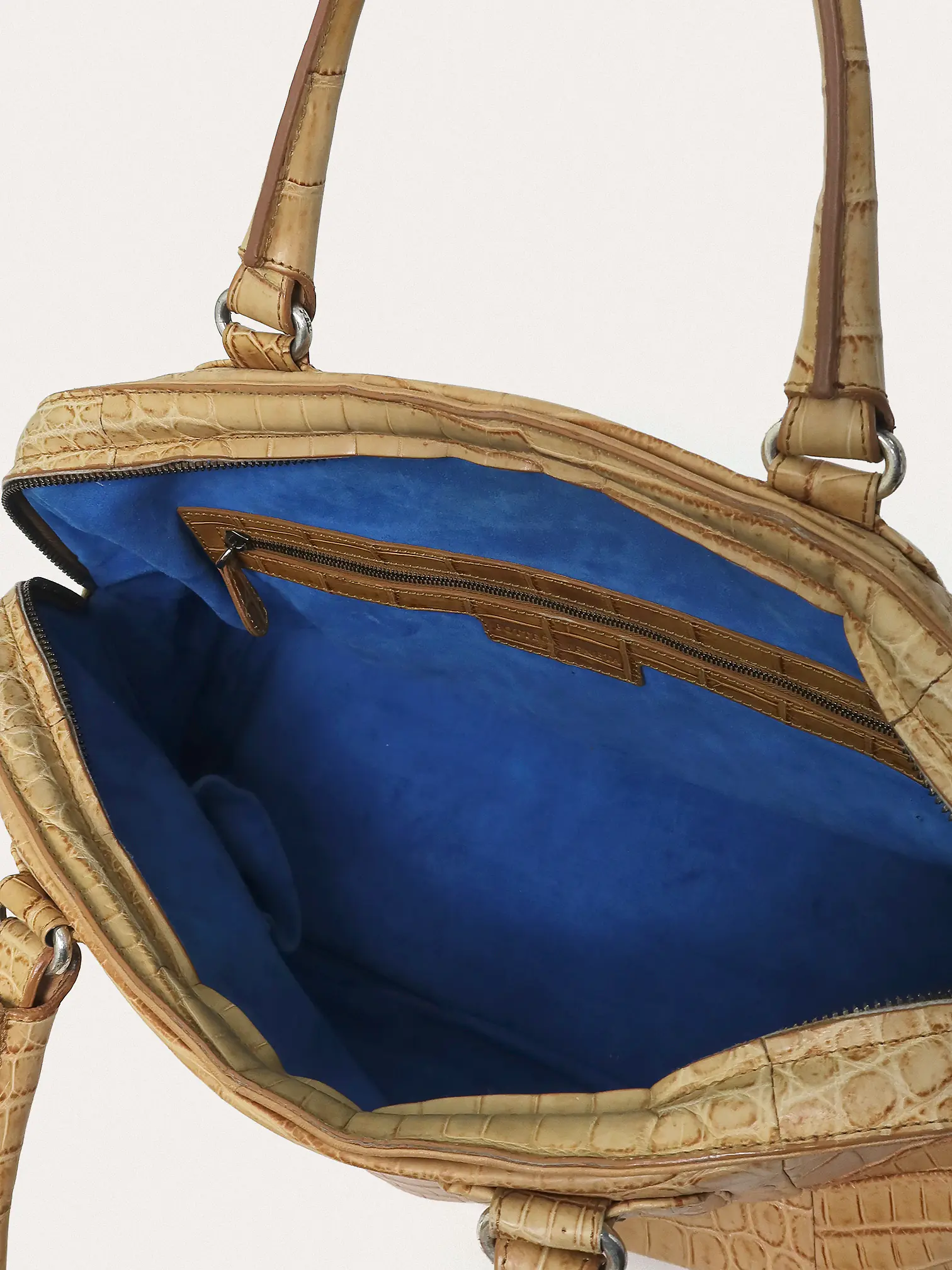 Soft Crocodile Bowler Bag - Master