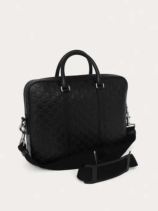 Gucci Signature Leather Briefcase - Master