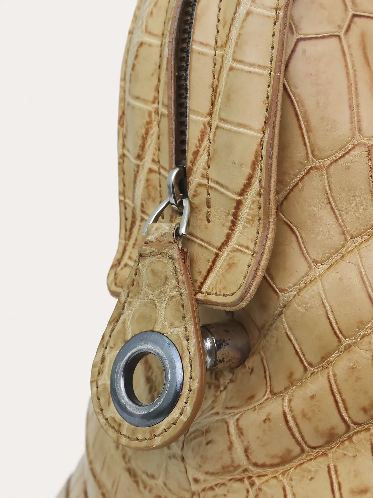 Soft Crocodile Bowler Bag - Master