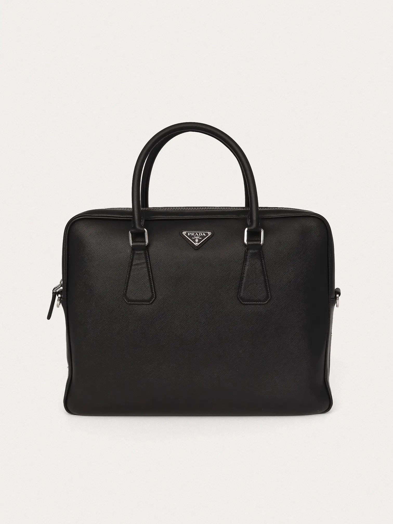 Prada Travel Leather Briefcase - Master