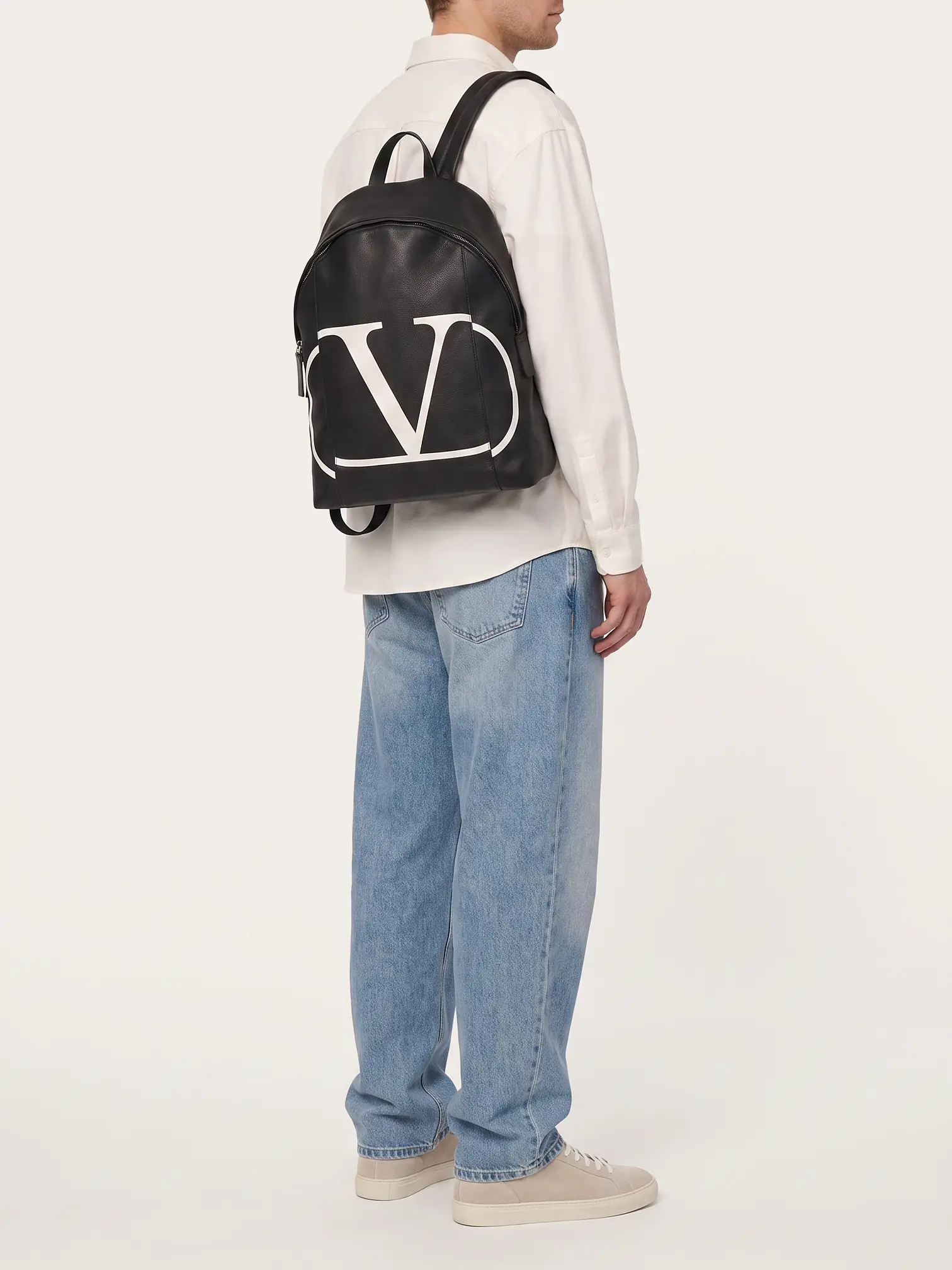 Valentino VLogo Signature Leather Backpack - Master