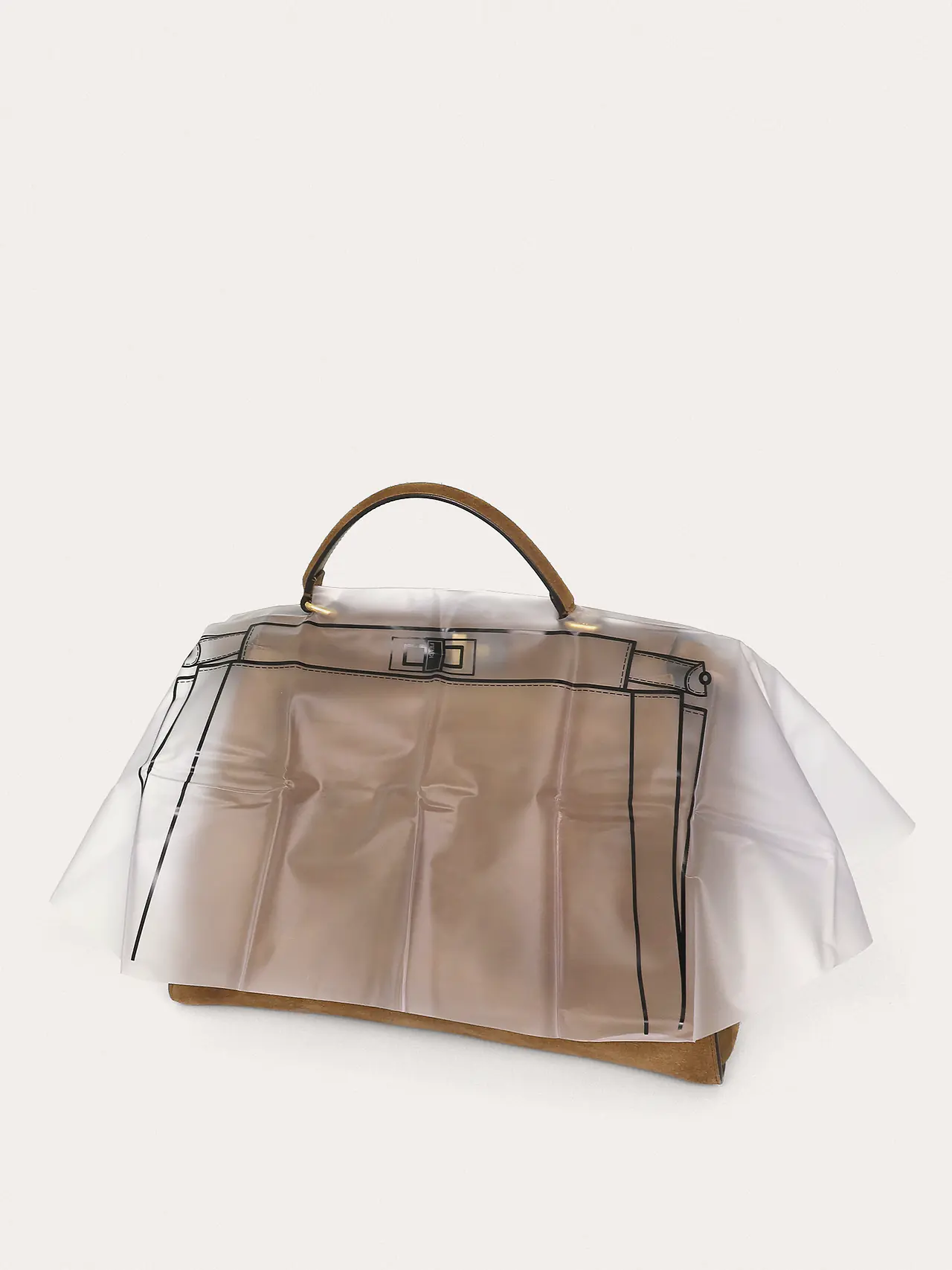 Peekaboo Tan&Multicolor bag - Master