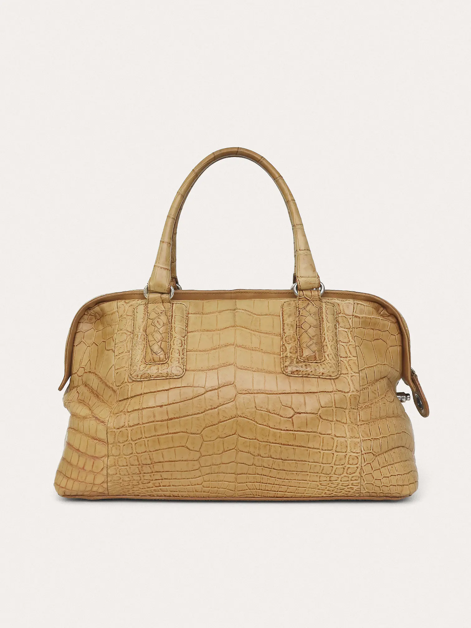 Soft Crocodile Bowler Bag - Master