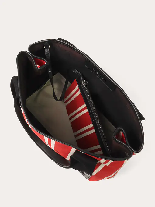 Striped Navy Cabas S Tote - Master