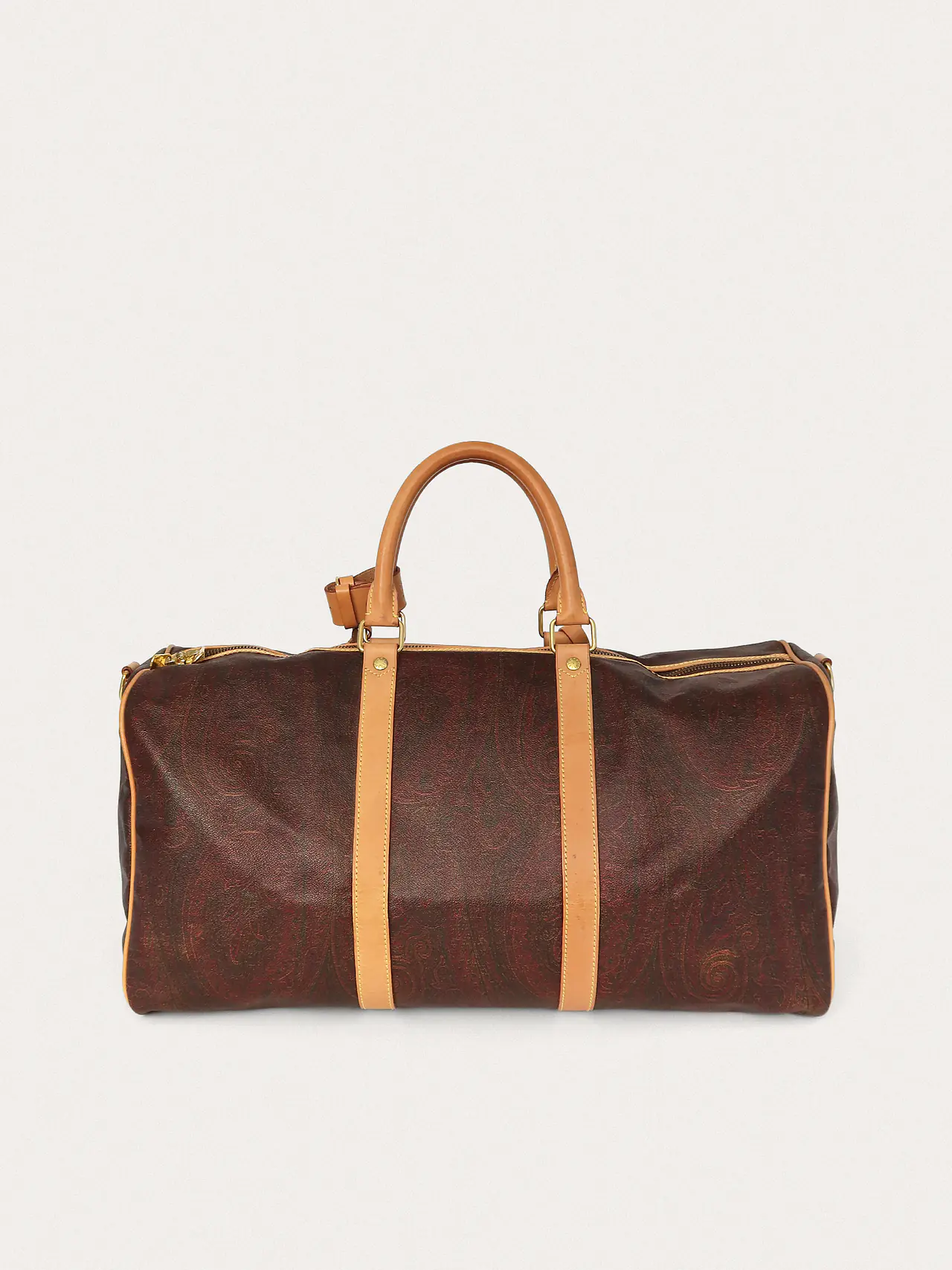 Etro Bordeaux Paisley Weekender Duffle Bag - Master