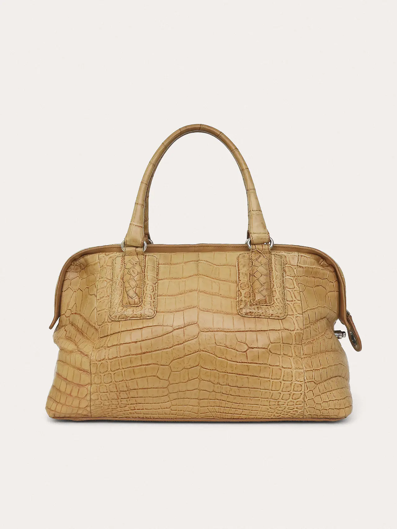 Soft Crocodile Bowler Bag - Master