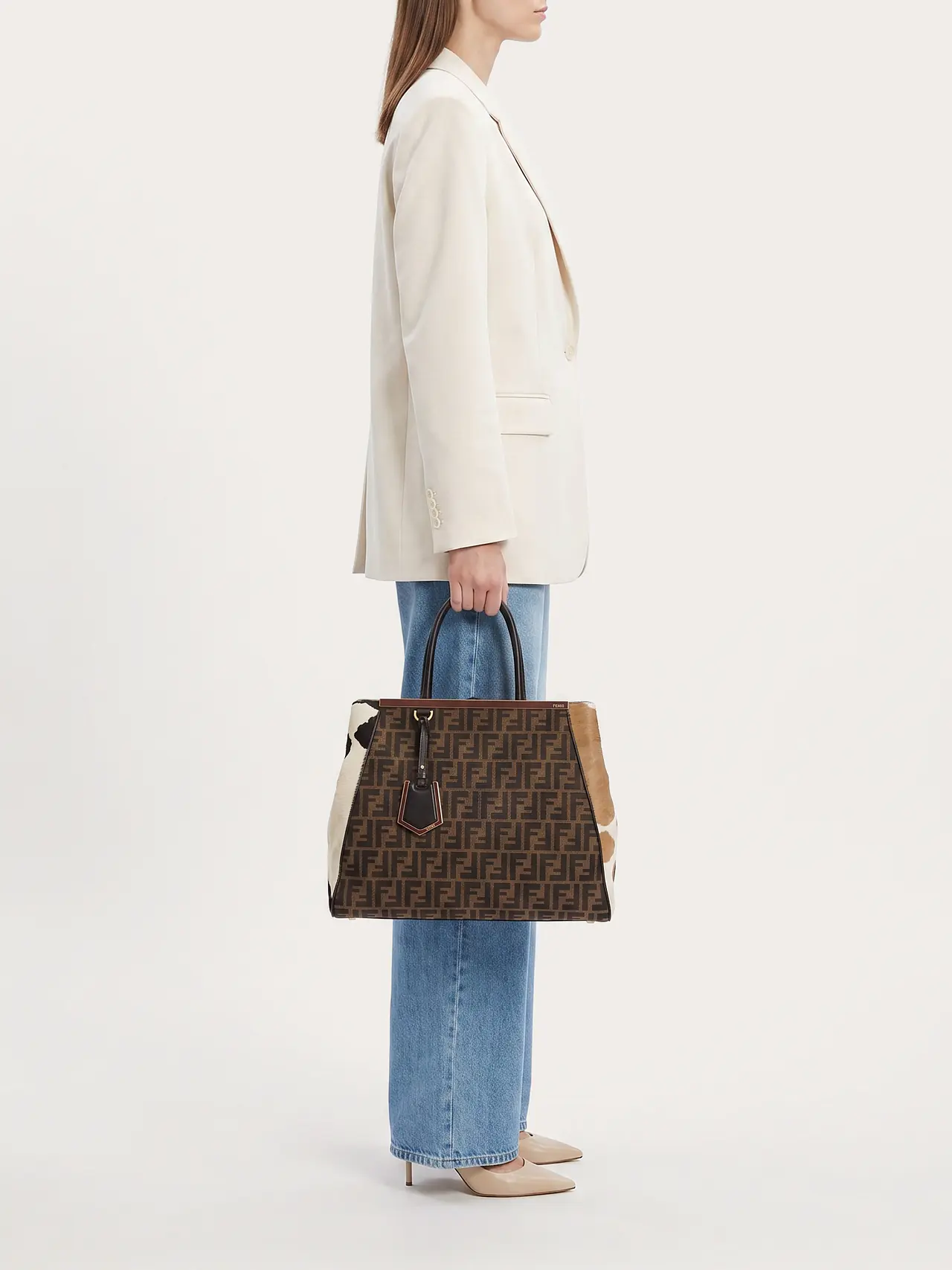 Fendi 2jours Cloth Handbag - Master