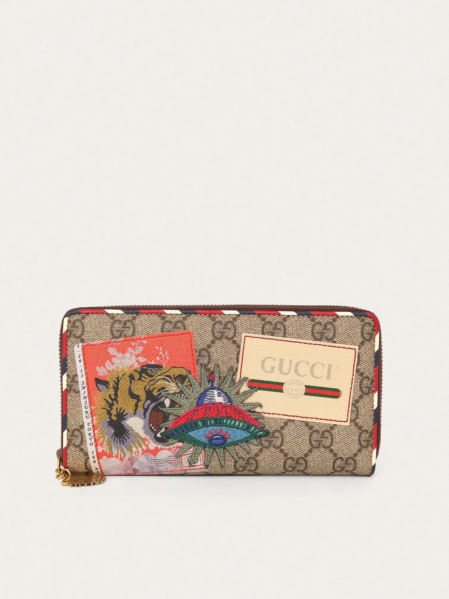 Gucci Courrier GG Supreme Zip Around Wallet - Master