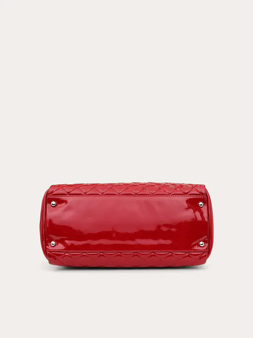 Red Patent Shopper Tote - Master