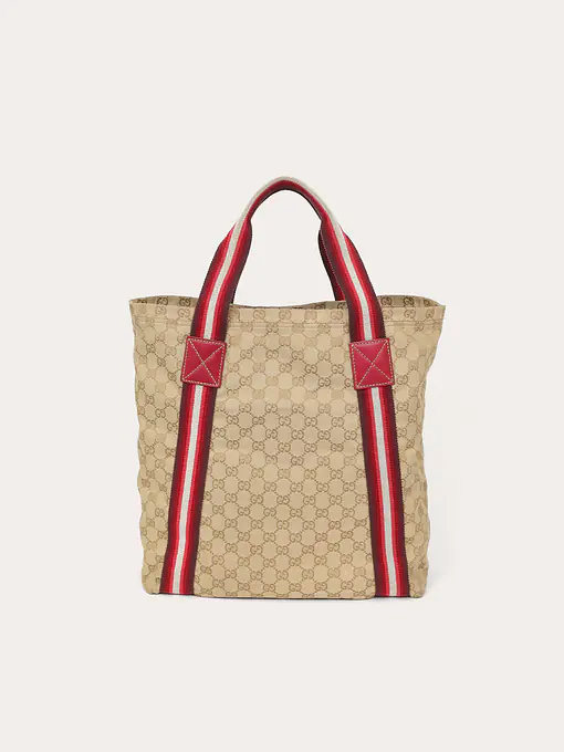 GG Canvas Sherry Line Tote Bag - Master