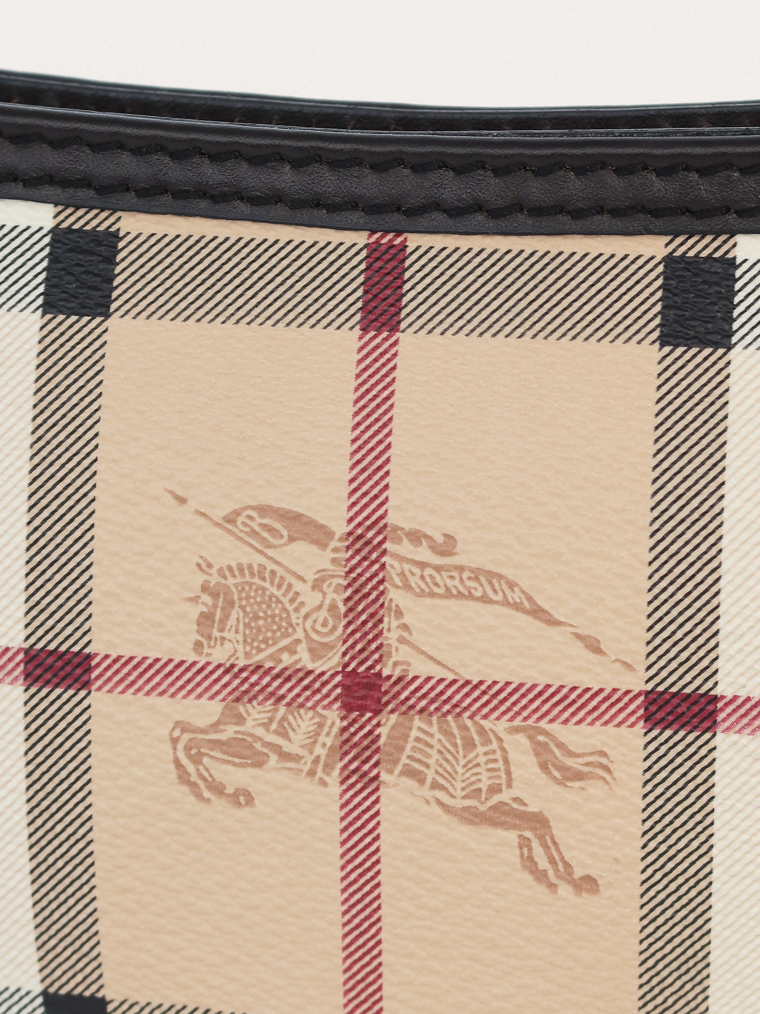 Burberry Haymarket Check Coated Anabel Whristlet Pochette - Master