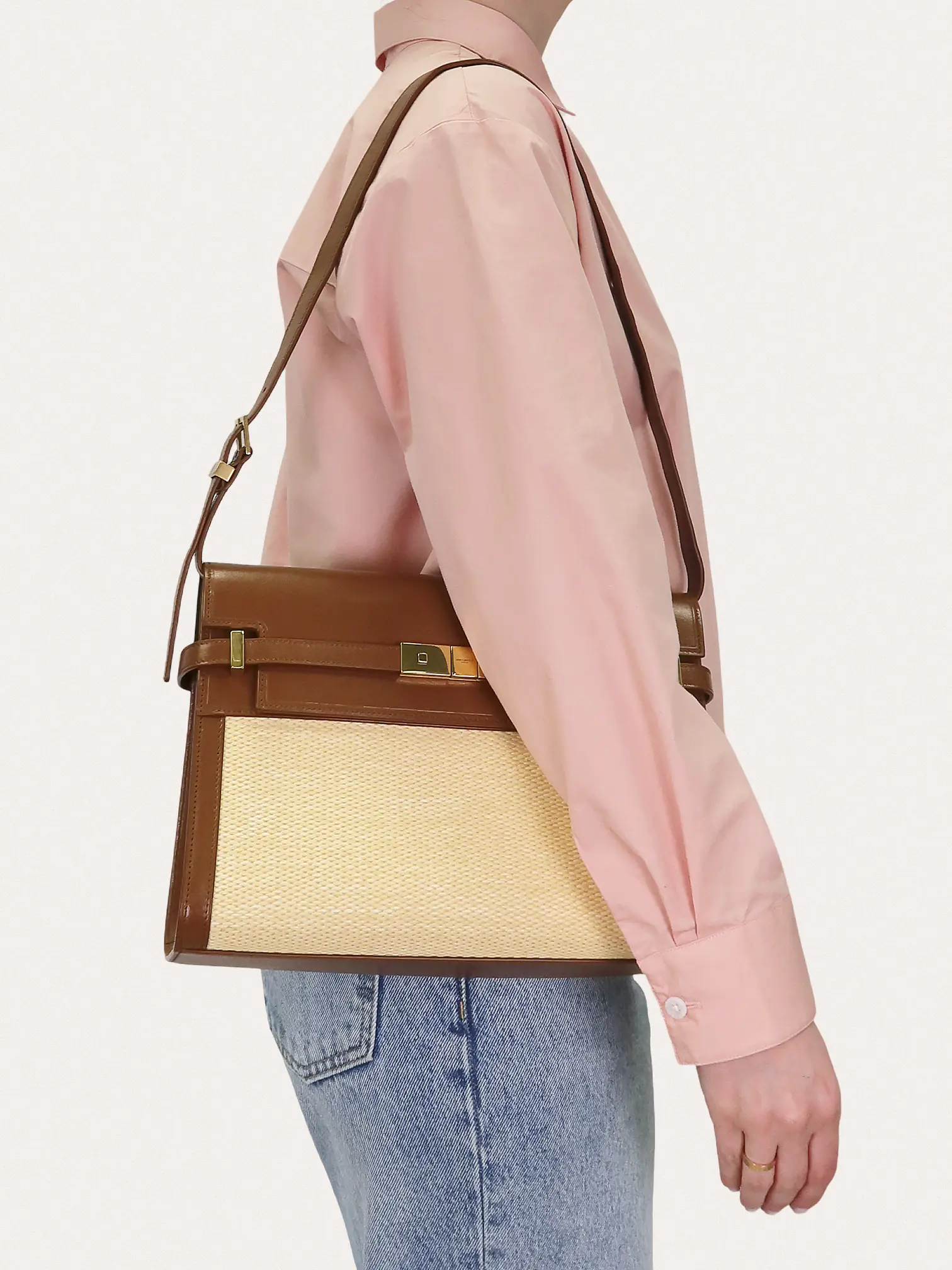 Manhattan Canvas Calfskin Shoulder - Master