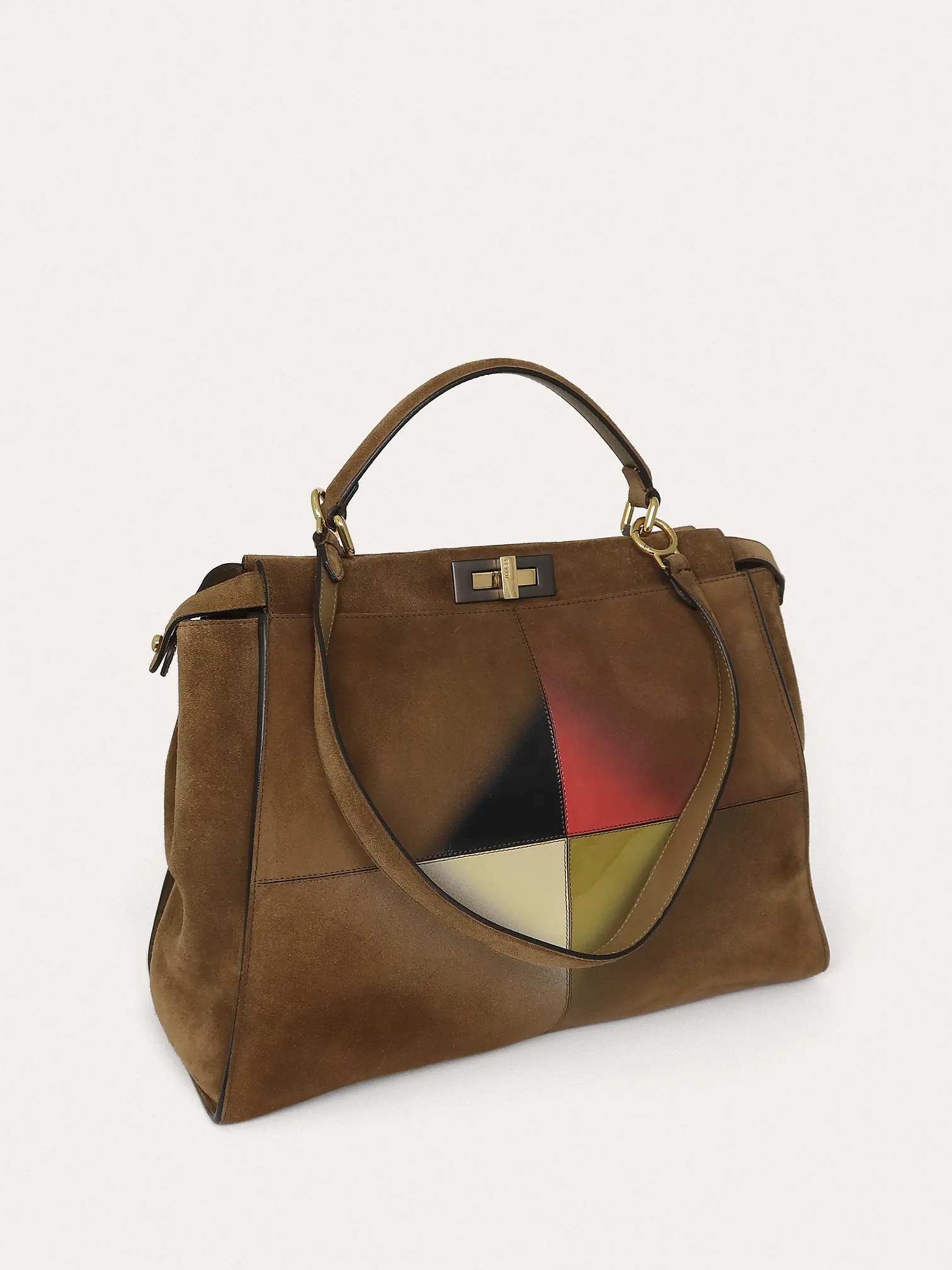 Peekaboo Tan&Multicolor bag - Master